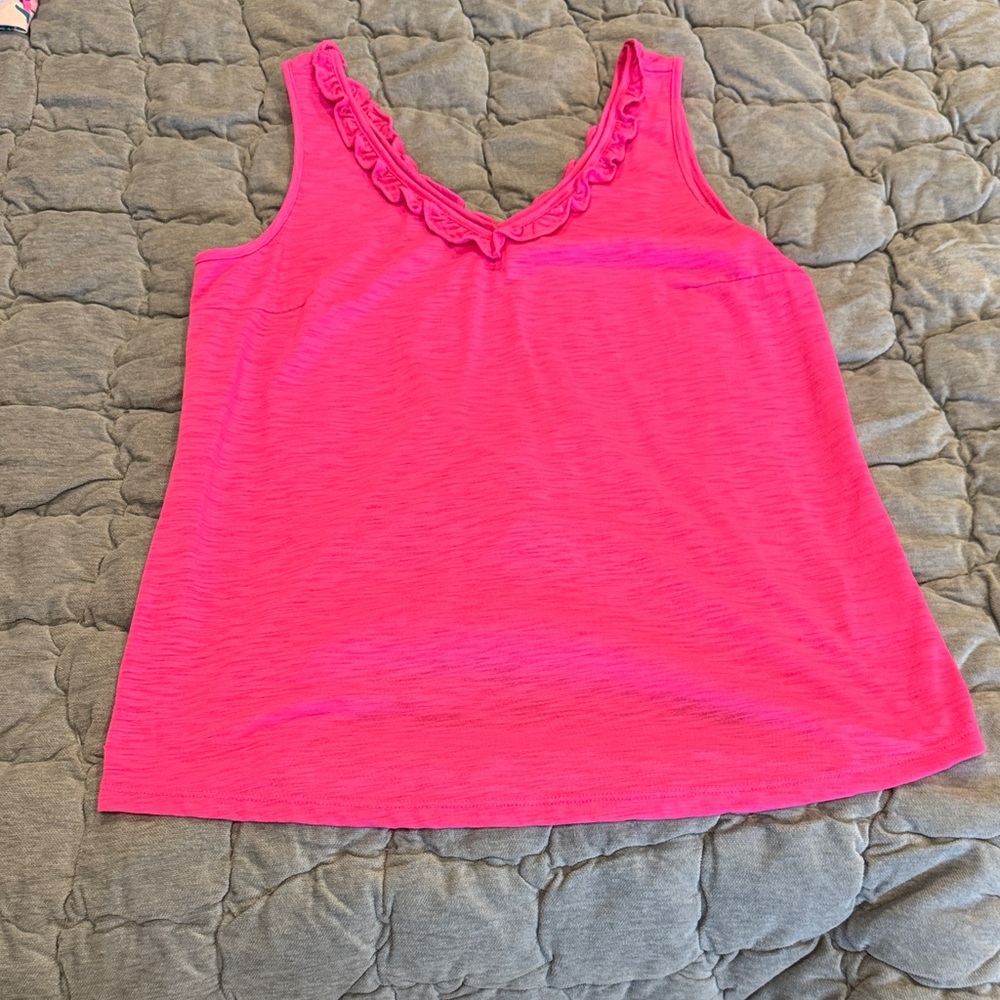 Lilly Pulitzer Vibrant Pink Tank Top